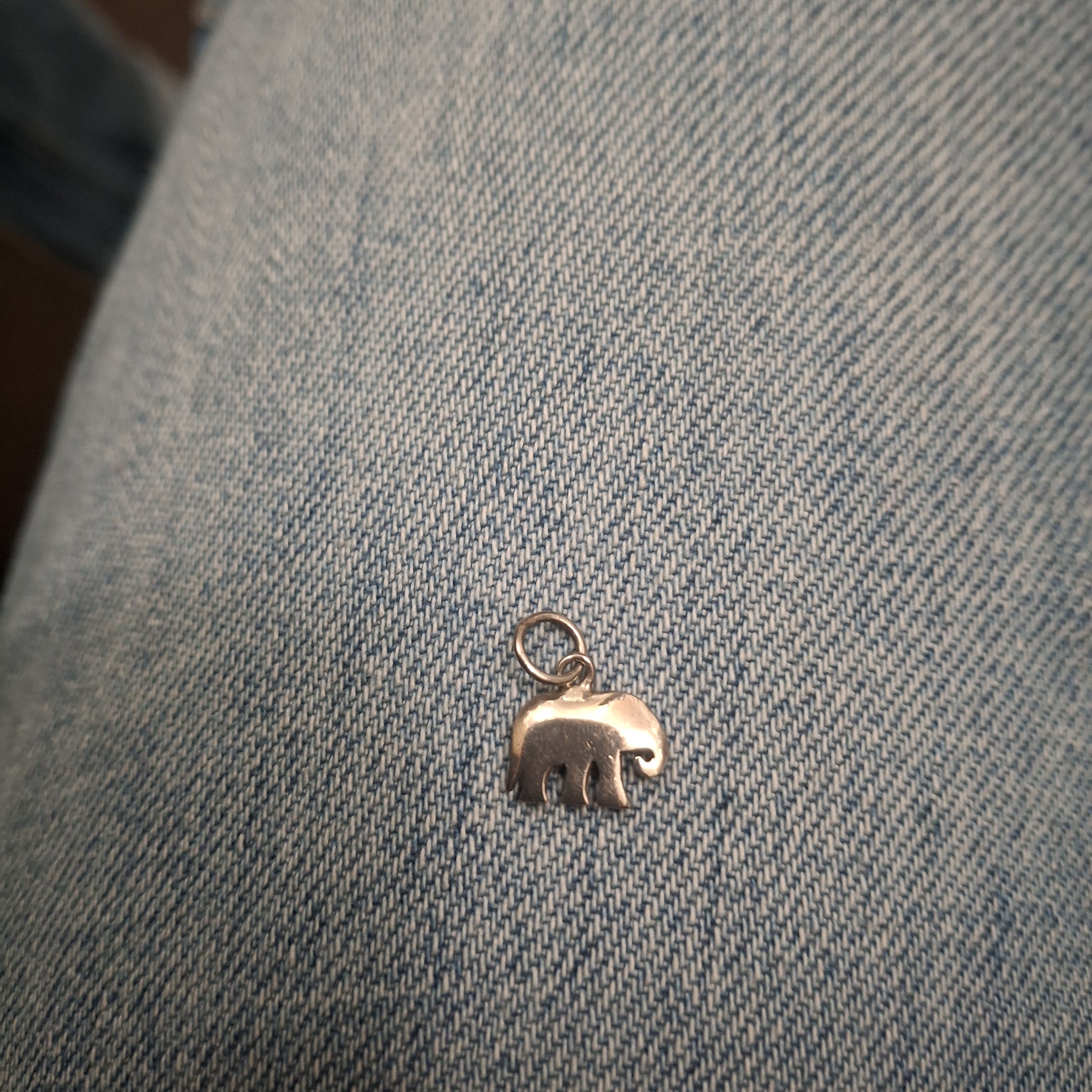 Sterling Silver Elephant Pendant